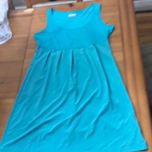 Columbia women’s Omni-Shade Tank Dress XL Turquoise